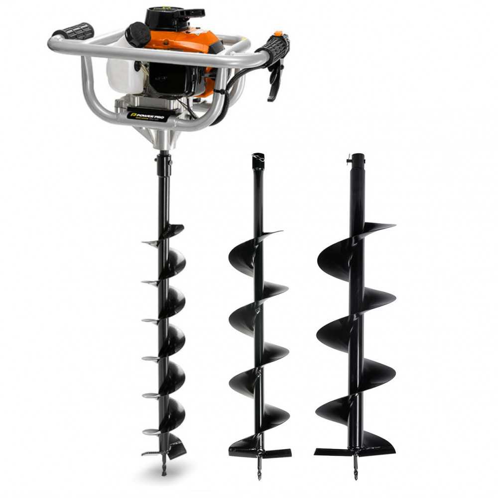 Ahoyador a Combustión 2HP + 3 Brocas (10,15,20 CM) GP415XT Power Pro 600000626